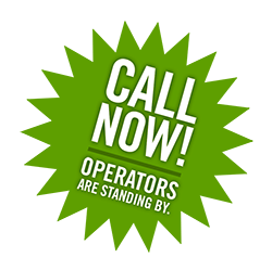 green burst saying to 'call now' 